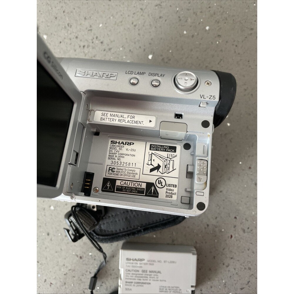 Sharp Viewcam Z Mini DV Digital Camcorder VL-Z5 Untested - Picture 5 of 14